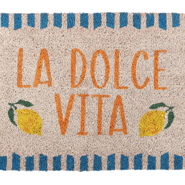 Blue La Dolce Vita Doormat